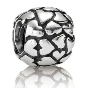 Pandora Sterling Silver Lotsa Love Bead Charm Retired 790174